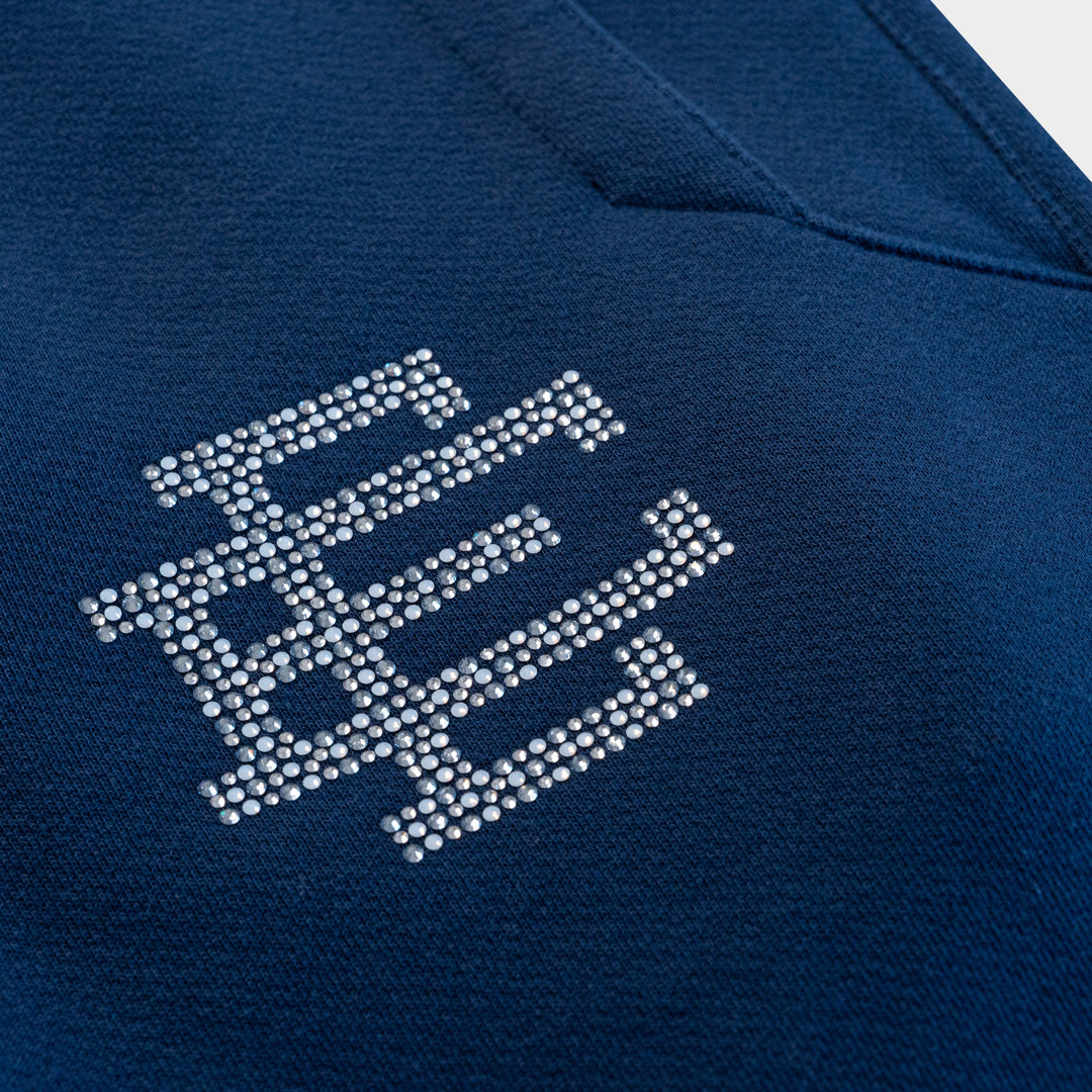 EE® Swarovski Navy Sweatpant | Eric Emanuel Sweatpants