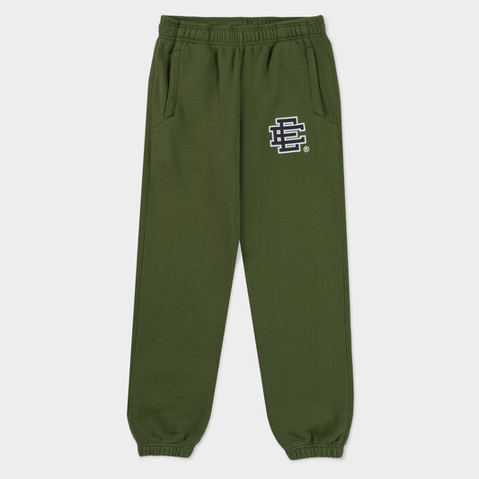 EE® Basic Green Sweatpants Cuffed | Eric Emanuel Sweatpants