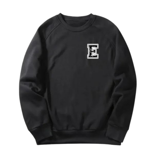 EE Letter Heart Print Sweatshirt