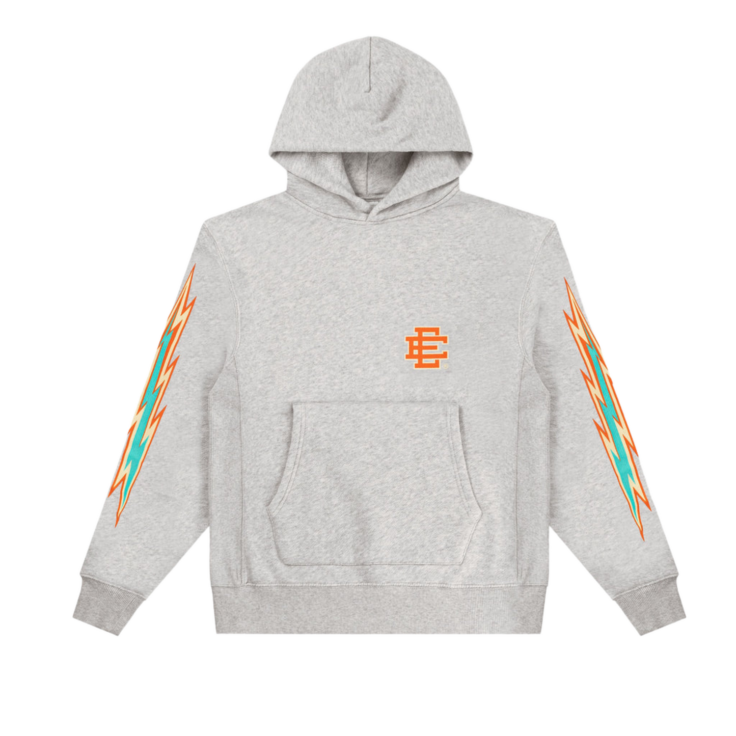 EE Lightning Grey Orange Hoodie