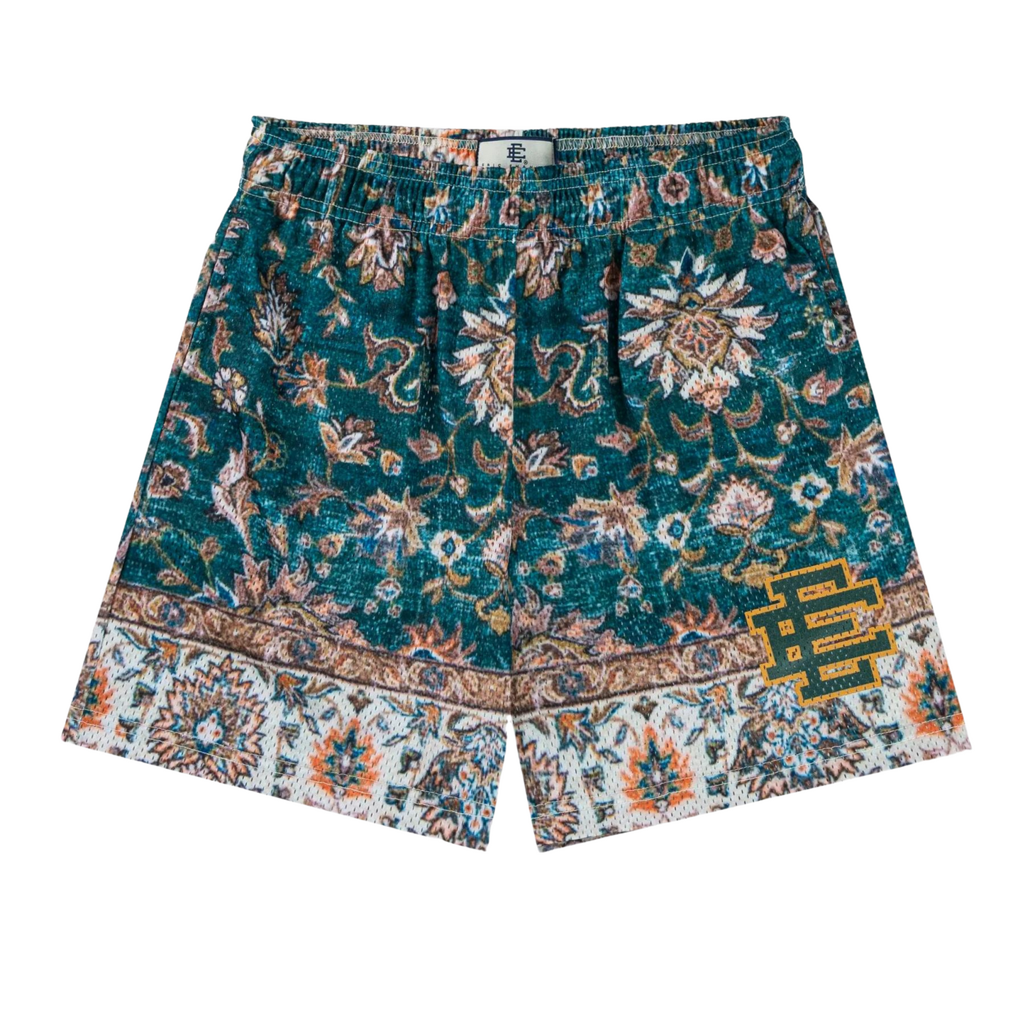 Eric Emanuel Green Leafy Camo Shorts