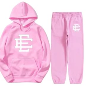 EE White Logo Pink Tracksuit