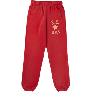 Eric Emanuel Basic Red EE Star Ball Sweatpant