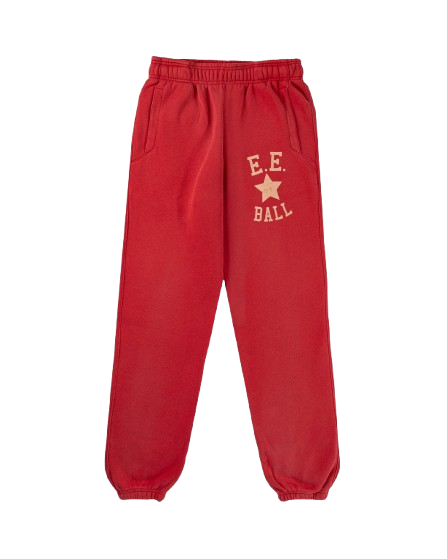 Eric Emanuel Basic Red EE Star Ball Sweatpant Eric Emanuel Basic Red EE Star Ball Sweatpant