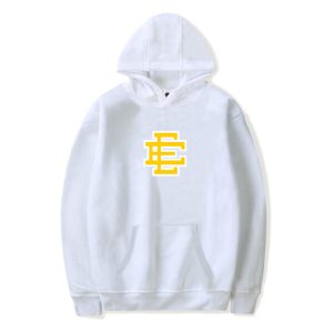 EE Logo Hoodie White