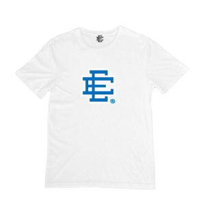 Eric Emanuel Blue Logo T-Shirt White