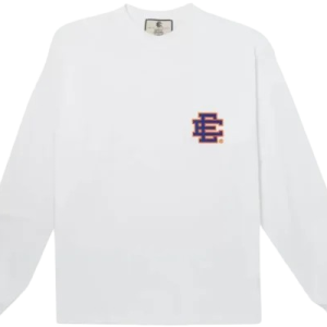 EE Purplr Logo White Sweatshirt